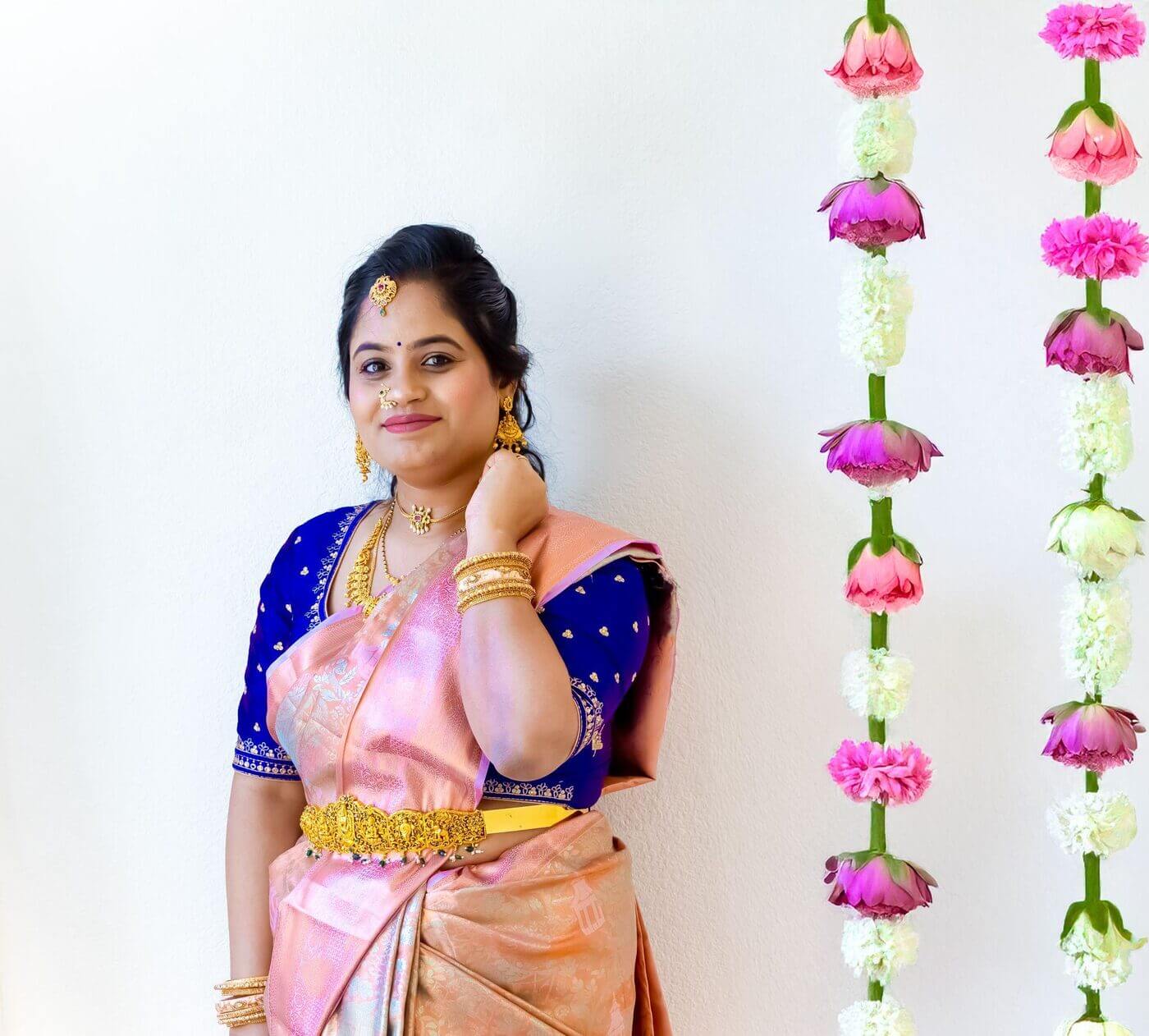 Bridal makeup look