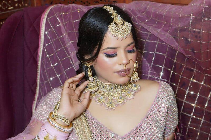 Bridal makeup by Eyebrow Threading & Makeup